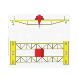 Кран мостовой ручной двухбалочный опорный KMRDO20T 20 тонн Поставка промышленного оборудования УралТехПром
